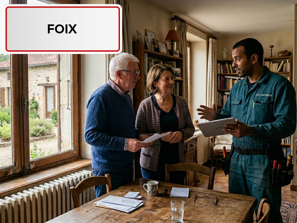 Installation de pompe à chaleur à Foix (09000) en Ariège